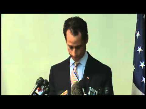 Weiner Press Conference Heckler
