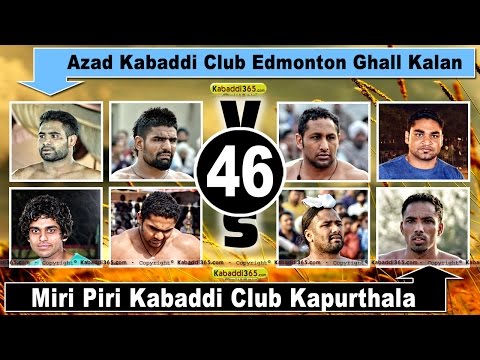 Azad Kabaddi Club edmonton Vs Miri Piri Kabaddi Club Kapurthala (Tungwali Bathinda)