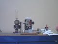 Free piston (Ringbom) Stirling Engine Lights LEDs