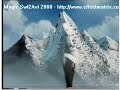 berge mit schnee, malen
