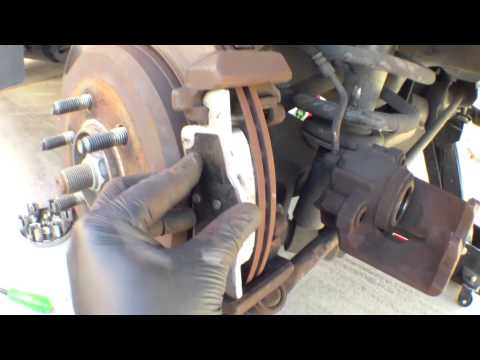 DIY How to replace install rear brake pads 2004 Ford Expedition