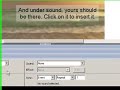 Adding in sound in flash