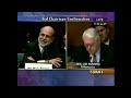 Bunning Grills Bernanke, With Response (MUST SEE) http://bit.ly/7YZq7R