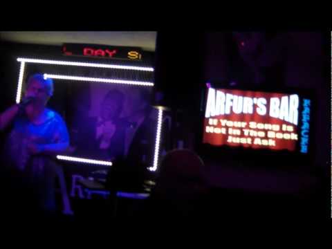 alison clancy - Ali doing her 'party piece' Hi Ho Silver in Arfurs in Magaluf, Burns night 2012.