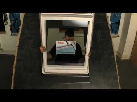 how to fit okpol roof windows