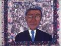 Barack Obama Quilt by Dindga McCannon