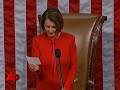 In a victory for President Barack Obama, the Democratic-controlled House narrowly passed landmark health care legislation Saturday night. The final vote was 220-215 with only one Republican voting with the Democrats. (Nov. 7)