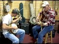 Seth Morelock playing the banjo