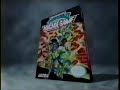 tv commercial for teenage mutant ninja turtles ii: the arcade game released for nes in 1990.