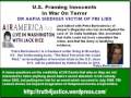 Petra Bartosiewicz on Dr Aafia Part 1