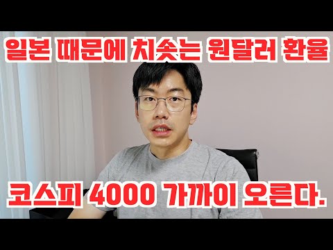 치솟는 원달러 환율. 코스피 4000까지도 가능한 버블장이다.