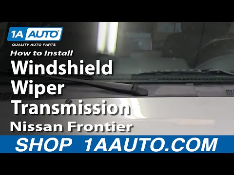 How To Install Fix Broken Windshield Wiper Transmission 2001-04 Nissan Frontier and Xterra