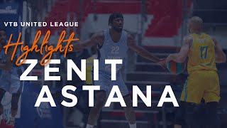 Hightlits of the match — VTB United league: «Zenit» vs «Astana»