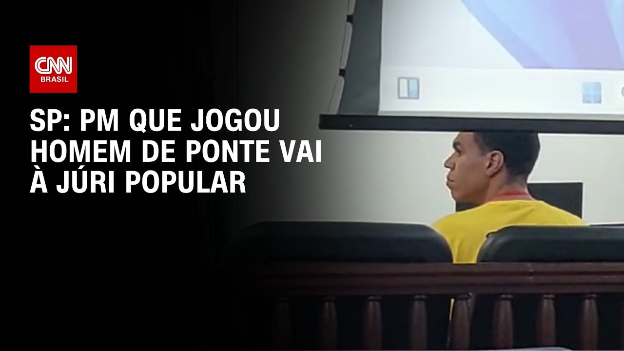 PM que jogou homem de ponte vai à júri popular | CNN NOVO DIA