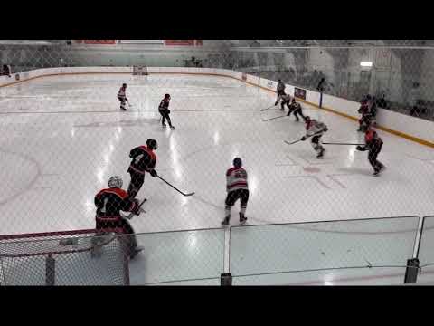 goal on the blue line