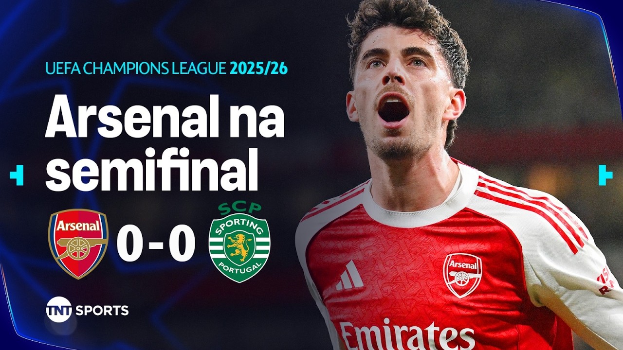 Arsenal Mantém Vantagem E Se Classifica Pra Semifinal Da Champions! Arsenal 0 X 0 Sporting