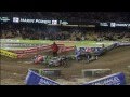 Trey Canard and Ryan Morais crash hard at the 2012 LA Supercross