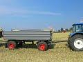 6 Drescher beim Raps ernten