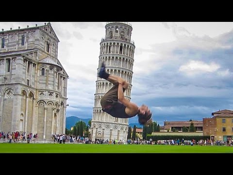 LEANING TOWER SLOW-MO FUN