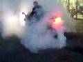 Triumph Daytona 955 burnout