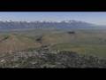 Aerial Flight over Jackson Hole   Grand Teton ...
