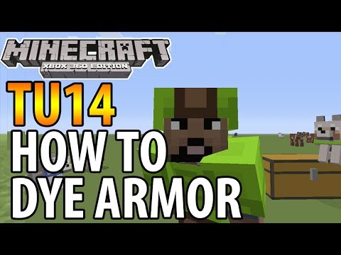 how to dye leather armour in minecraft ps3