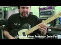 Web Site: www.theodoreziras.com My Space www.myspace.com Lick of the week page: www.theodoreziras.com Theodore Ziras-Lick of the Week #38: Tapping + Minor Pentatonic Scale Part2 to download the tab and the backing track click here www.TheodoreZiras.com Lesson Description: This is a great Tapping Scale wise workout. Play slowly firstly and then increase speed. Be careful when you are moving with your Fret Hand across the strings and try to keep a 90 degrees angle to the strings. The scale we ...