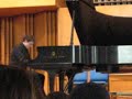 sam emanuel performing the first movement of goyescas at su student convocation.