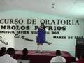 Clarissa Piedra González. Campeona de oratoria C Gpe Vic