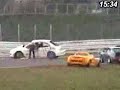 Mitsubishi Evo 7 Crashes at track day after drifting Mitsubishi Evo 7 Crashes at track day after drifting