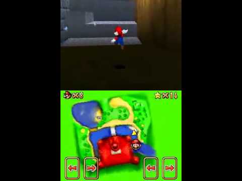 how to drain water in mario 64 ds
