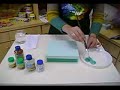 Artesanato aplicando Verniz Craquelê