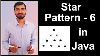 Star Pattern - 6 Program (Logic) in Java by Deepak
