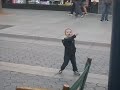 Baby dancing to Benny Benassi on the Promenade
