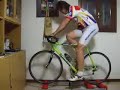 Powercranks on rollers with my Cannondale R1000