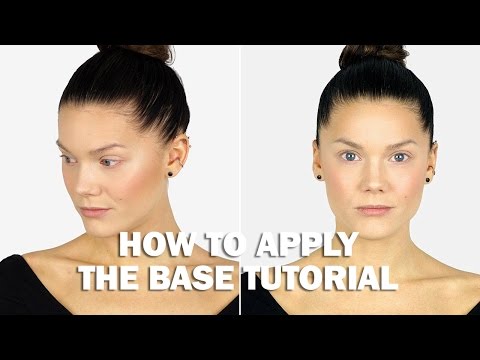 how to apply makeup base