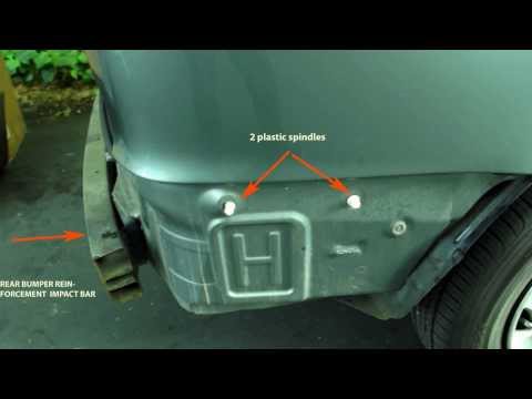 2000 Toyota Sienna rear Bumper cover replacement (1998-2003)