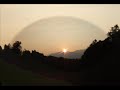Goldne Abendsonne