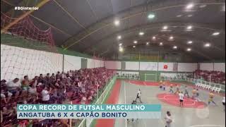 Angatuba vence Capão Bonito em rodada da Copa Record de Futsal Masculino