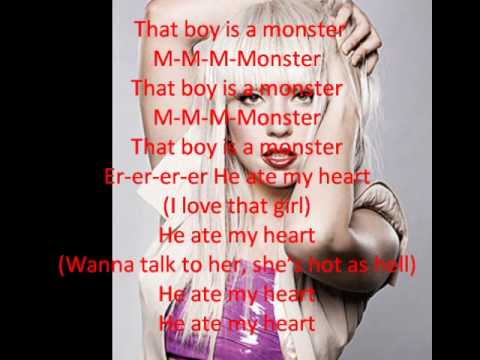 Lady gaga monster lyrics