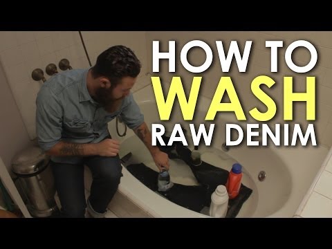 RAW DENIM: How to Wash Raw Denim | The Art of Manliness