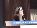 David Swanon and Sunsara Taylor at Impeachment Forum