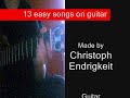 13 easy acoustic songs on guitar