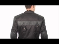 Xelement XS1969 Men's Tri-Tex Fabric and Leather Level-3 Armored Motorcycle Jacket