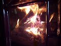 2010年シーズン初焚き！(￣ｍ￣〃）薪ストーブの炎の魅力♪