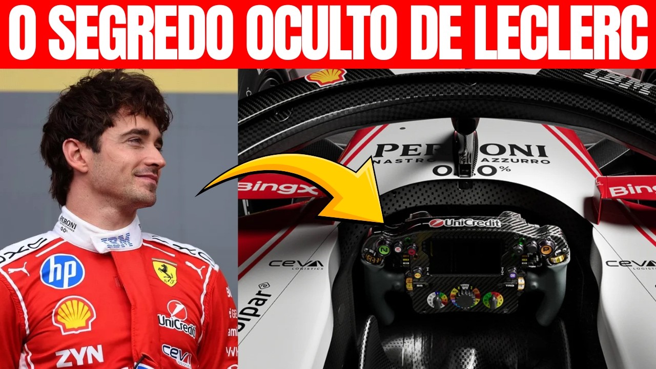 A Nova Estratégia de Charles Leclerc e o Novo Volante da Ferrari Explicado
