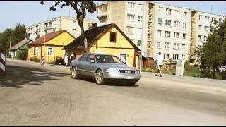 Часть 5 Литва Аникщяй 2010 По городу Аникщяй на велосипеде и выставка цветов