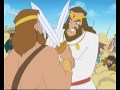 David et Goliath en dessin anim�  .