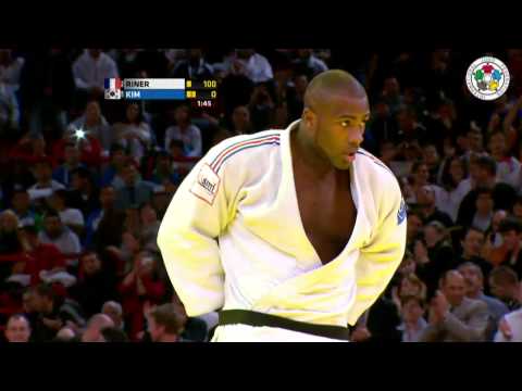 Judo Grand Slam Paris 2013: Final +100kg RINER, Teddy (FRA) - KIM, Sung-Min (KOR)