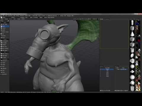 dcoat - This video demonstrates the usage of the Fill Voids tool in the Voxel Room of 3D Coat.